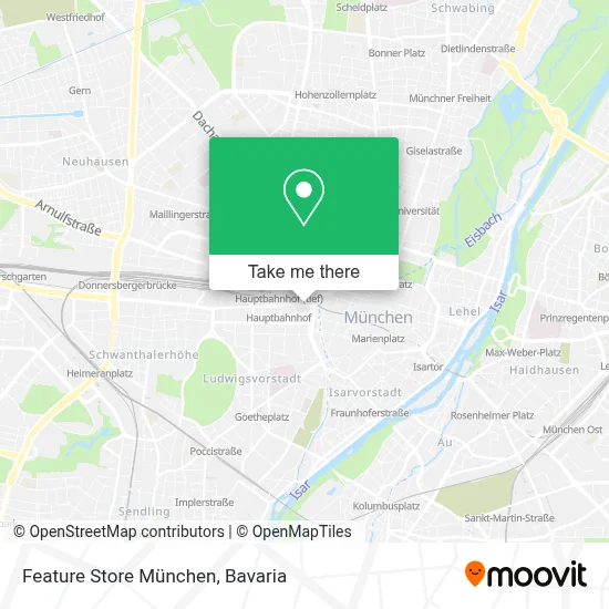 Feature Store München map