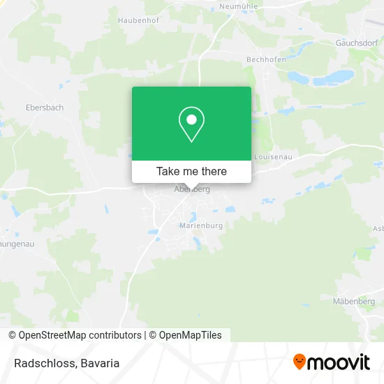 Radschloss map