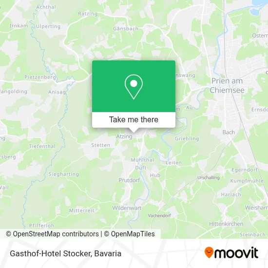 Gasthof-Hotel Stocker map