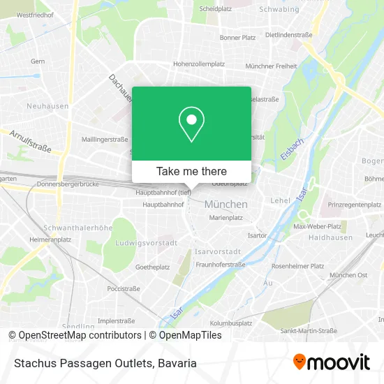 Stachus Passagen Outlets map