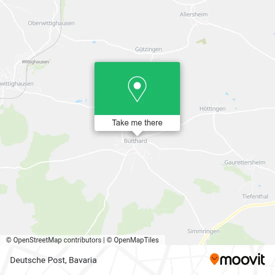 Deutsche Post map
