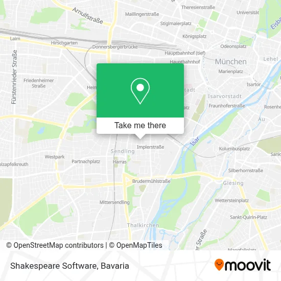 Shakespeare Software map