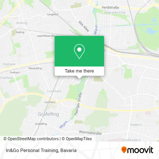In&Go Personal Training map
