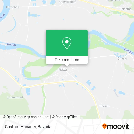 Gasthof Hanauer map