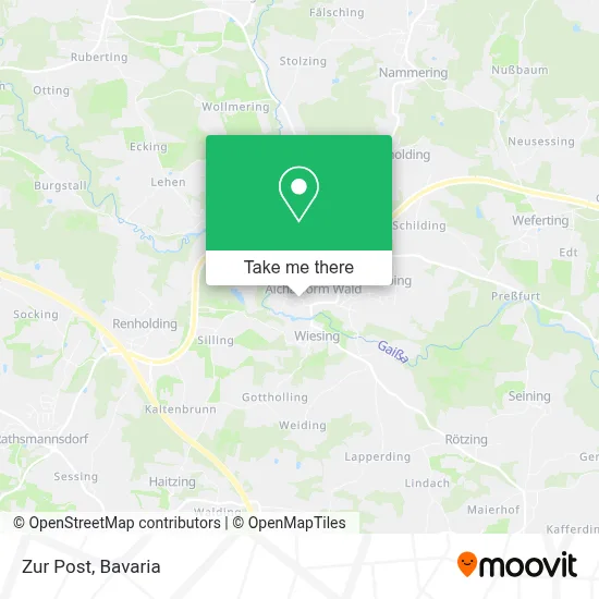 Zur Post map