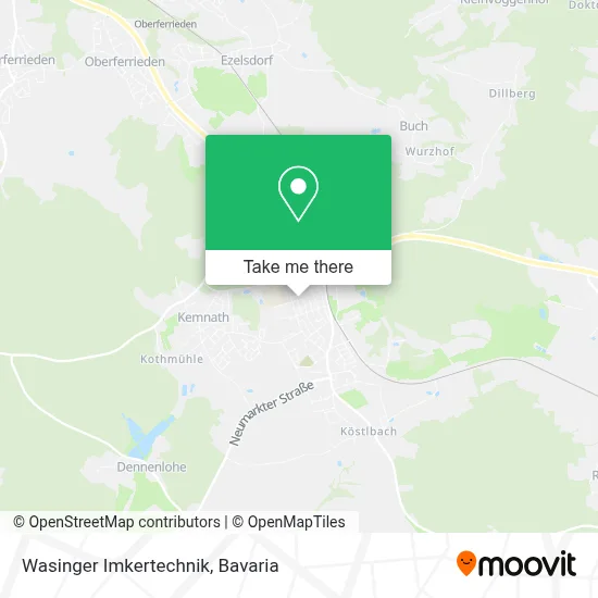 Wasinger Imkertechnik map