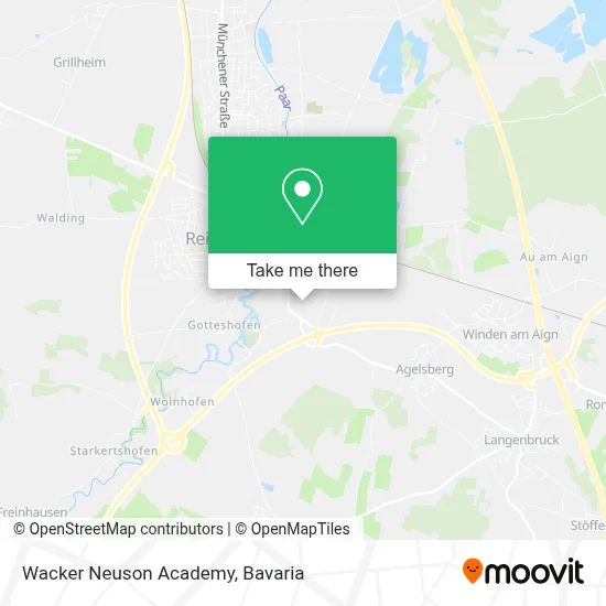 Wacker Neuson Academy map