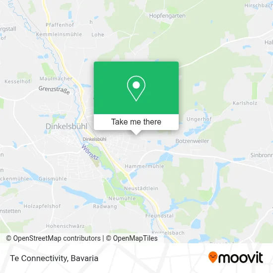 Te Connectivity map