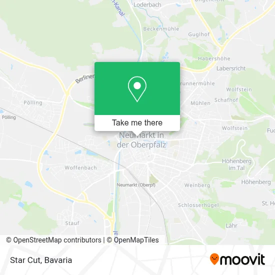 Star Cut map