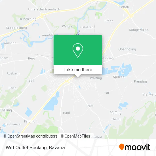 Witt Outlet Pocking map