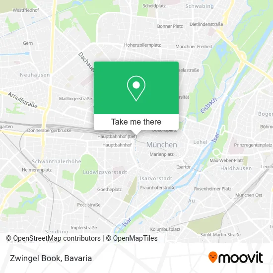 Zwingel Book map
