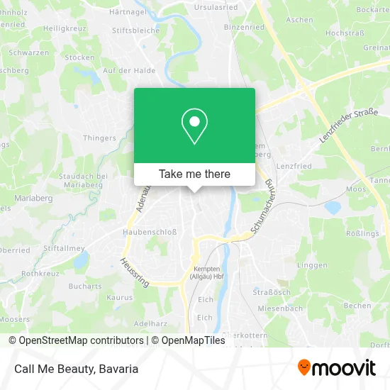 Call Me Beauty map