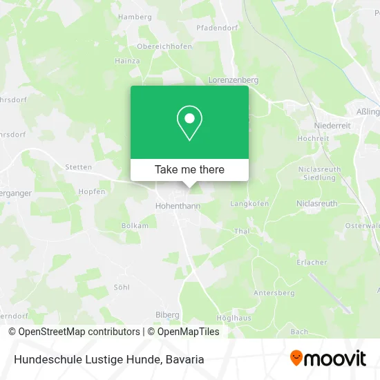 Hundeschule Lustige Hunde map