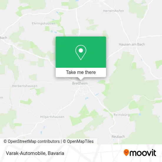 Varak-Automobile map