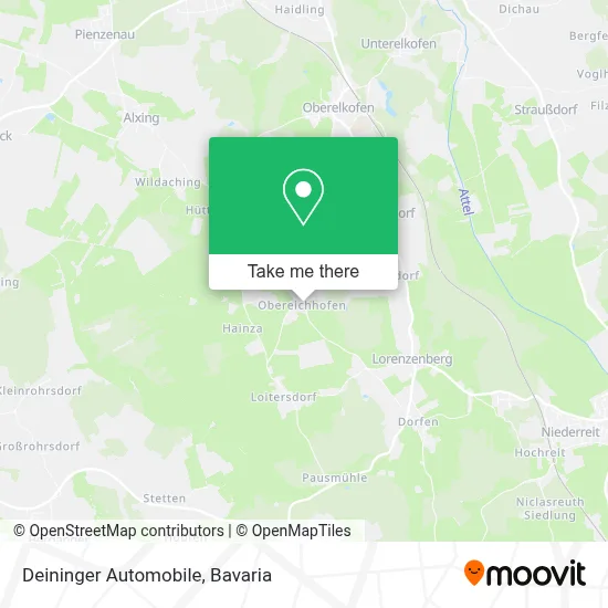 Deininger Automobile map
