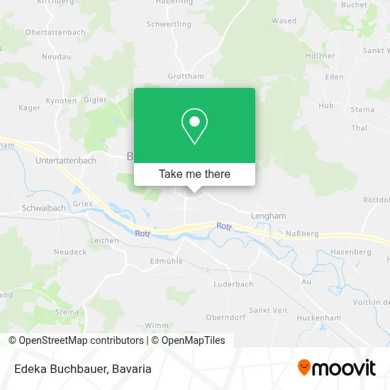 Edeka Buchbauer map