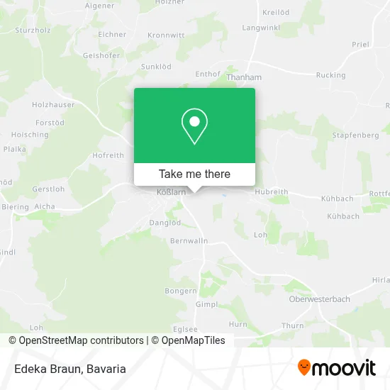 Edeka Braun map