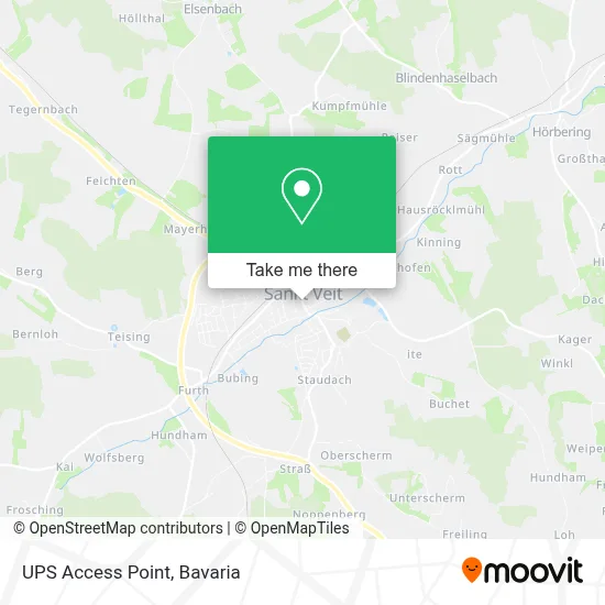 Ups Access Point map