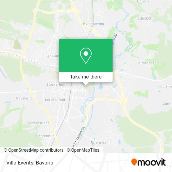 Villa Events map
