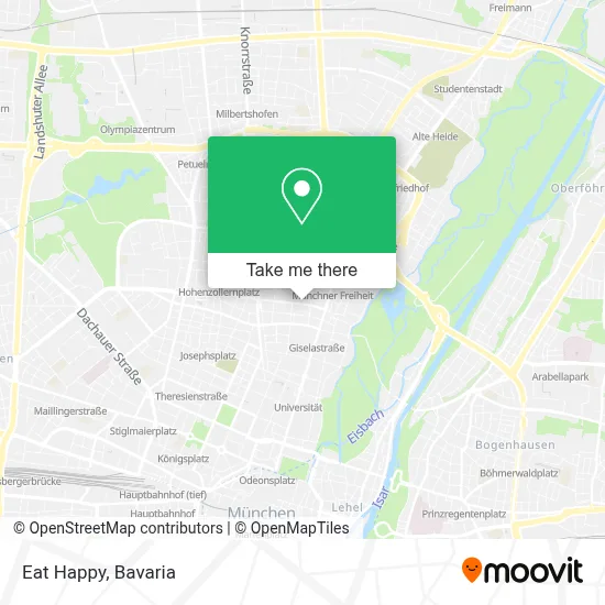 Eat Happy map