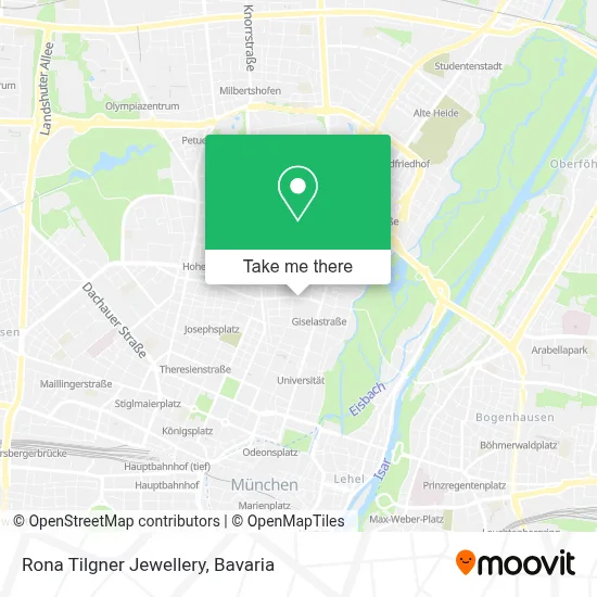 Rona Tilgner Jewellery map