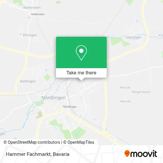 Hammer Fachmarkt map