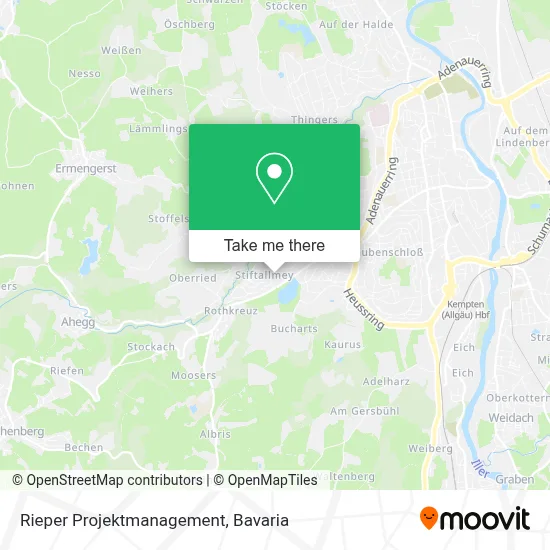 Rieper Projektmanagement map