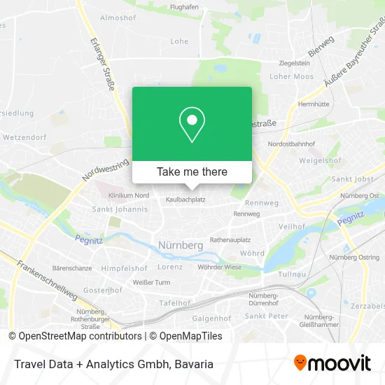 Travel Data + Analytics Gmbh map