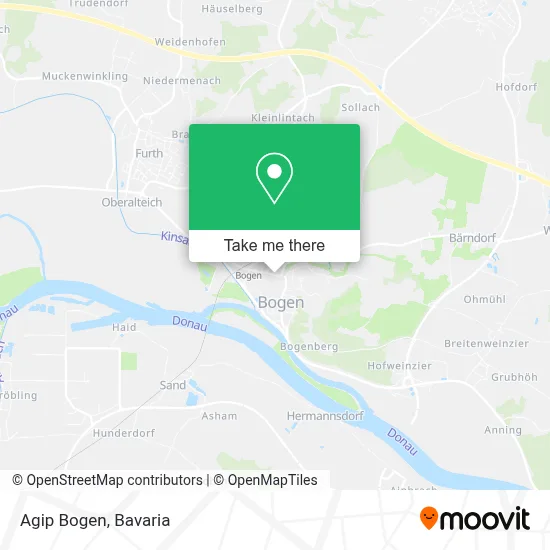 Agip Bogen map