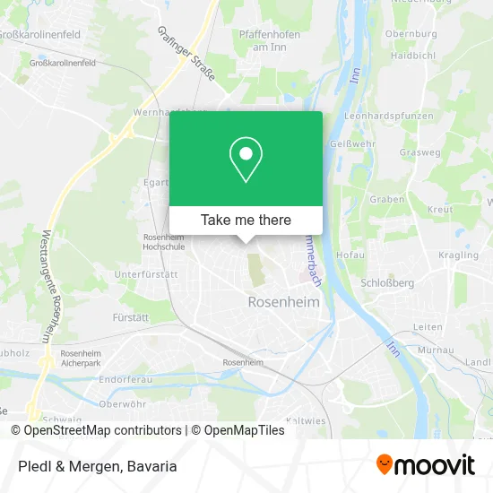 Pledl & Mergen map