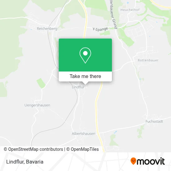 Lindflur map