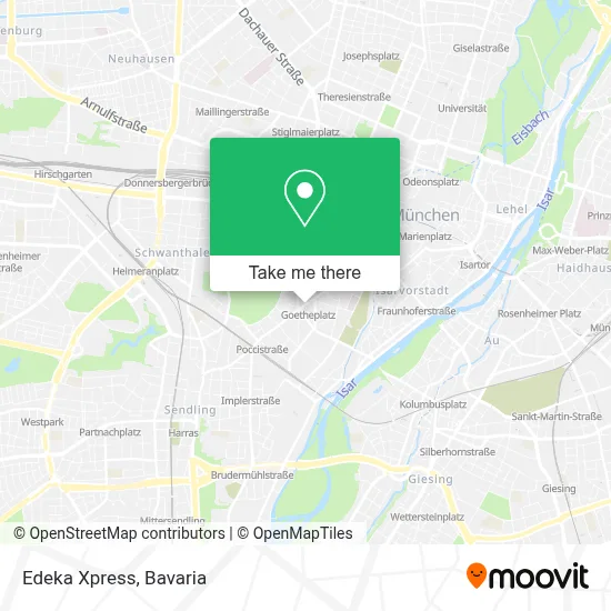 Edeka Xpress map