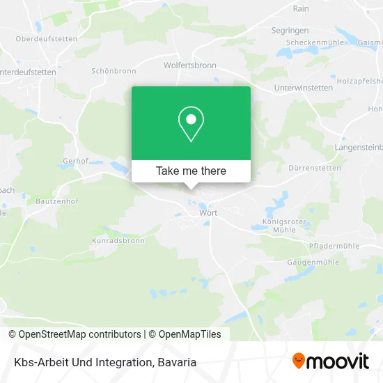 Kbs-Arbeit Und Integration map