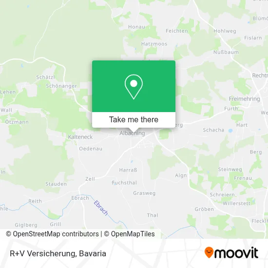 R+V Versicherung map