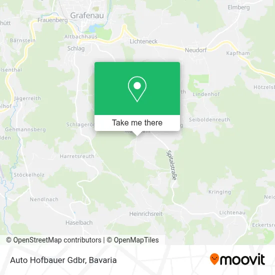 Auto Hofbauer Gdbr map