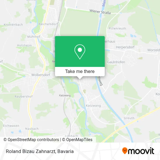 Roland Bizau Zahnarzt map