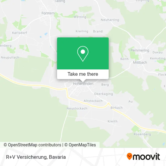 R+V Versicherung map