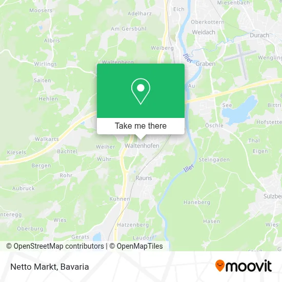 Netto Markt map