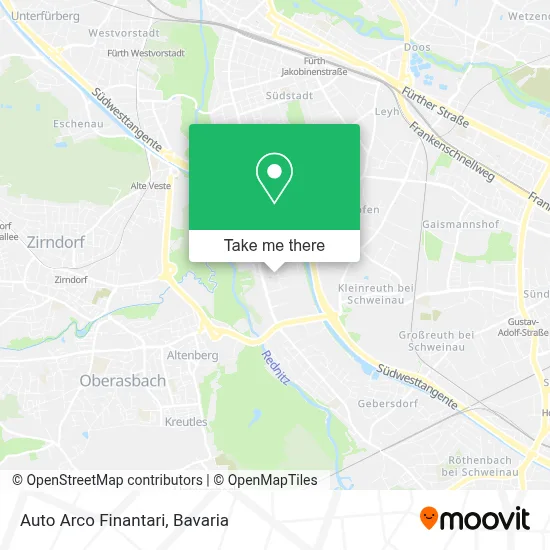 Auto Arco Finantari map