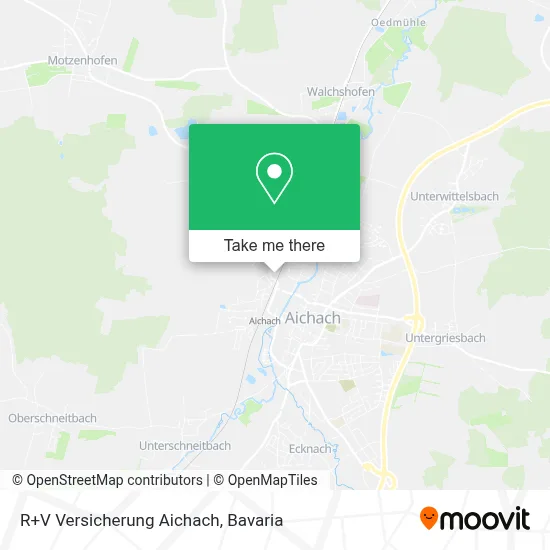 R+V Versicherung Aichach map