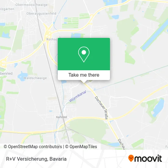 R+V Versicherung map