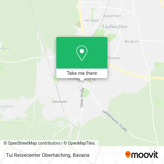 Tui Reisecenter Oberhaching map