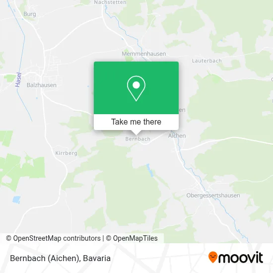 Bernbach (Aichen) map