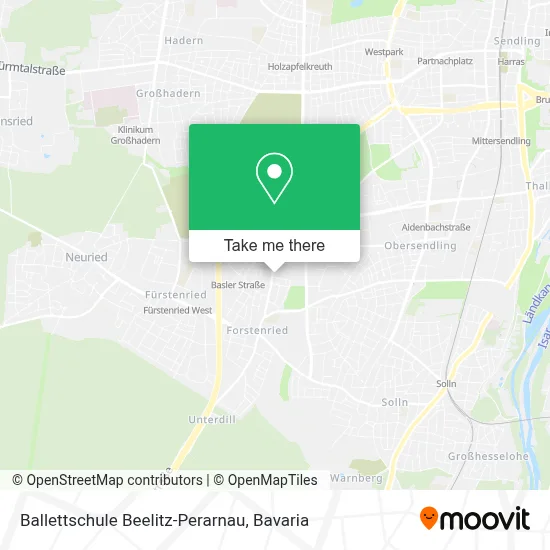 Ballettschule Beelitz-Perarnau map