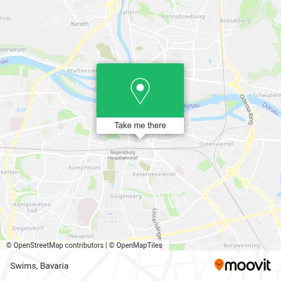 Swims map