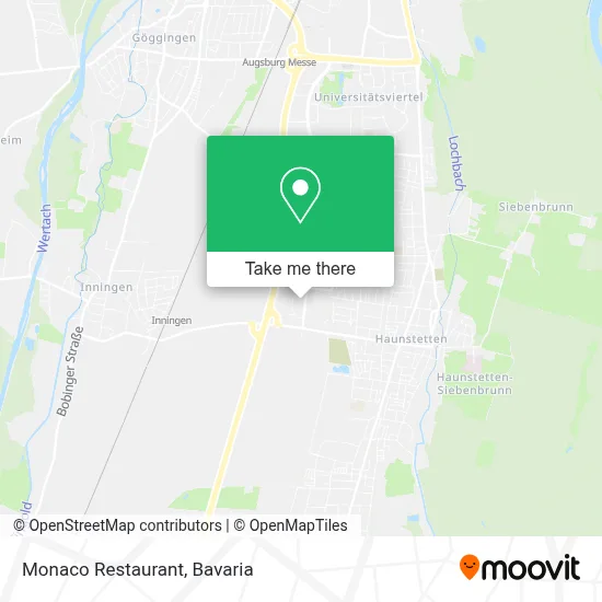 Ristorante Monaco map