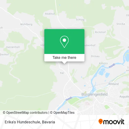 Erika's Hundeschule map
