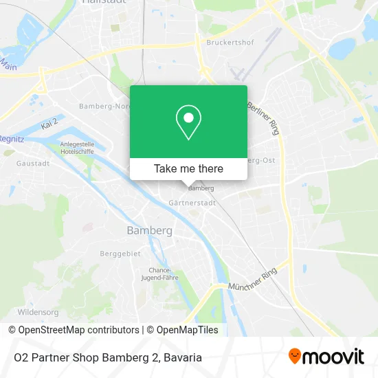 O2 Partner Shop Bamberg 2 map