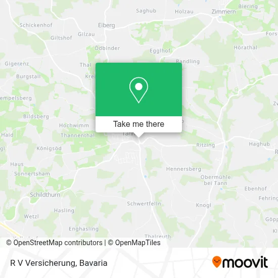 R V Versicherung map