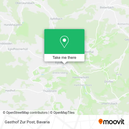 Gasthof Zur Post map